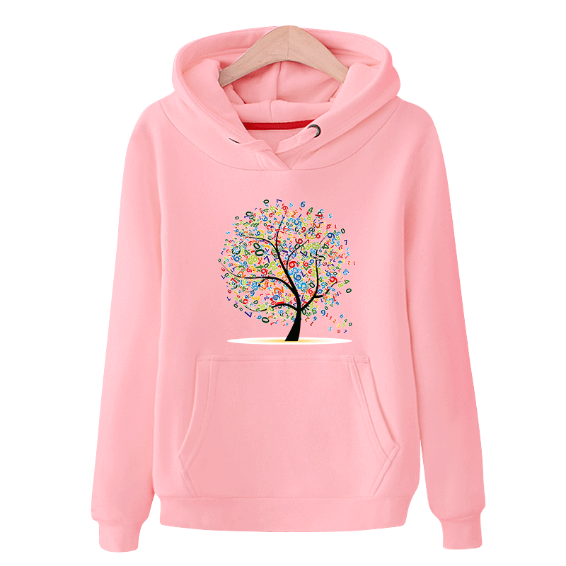 2018 Student Hoodie Dames Lange Mouwen Jas Trend Nieuw