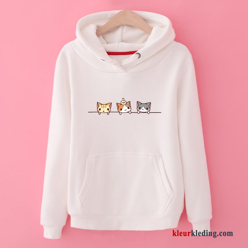 2018 Student Hoodie Dames Lange Mouwen Jas Trend Nieuw