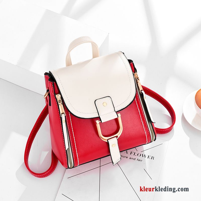 2019 Messenger Tas Nieuw Vers Zomer Mini Dames Rugzak Rood Wit