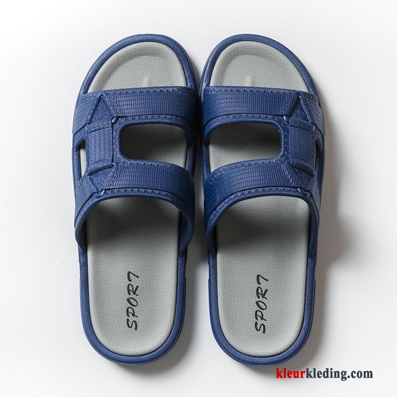 Antislip Slippers Mannen Lovers Binnen Zomer Badkamer Bovenkleding Heren Zwart