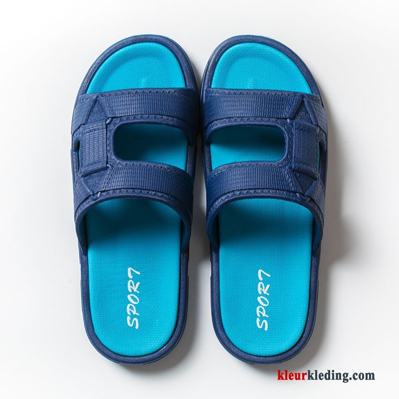 Antislip Slippers Mannen Lovers Binnen Zomer Badkamer Bovenkleding Heren Zwart