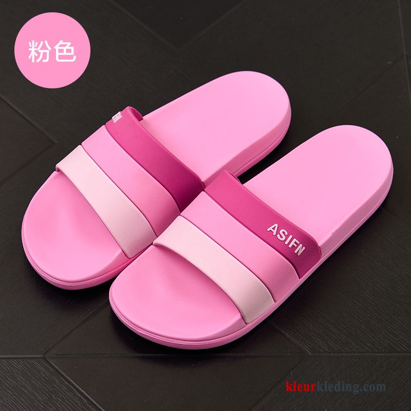 Binnen Pantoffels Kleur Mannen Lovers Slippers Badkamer Zomer Dames