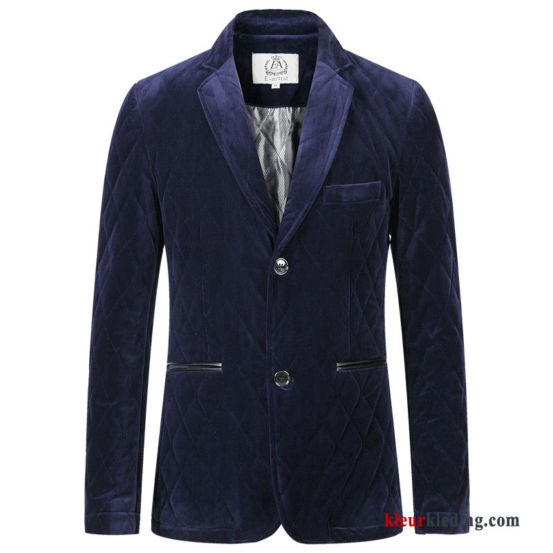 Blazer Katoenen Jas Winter Kleding Mannelijk Dunne Pak Grote Maten Heren Zwart