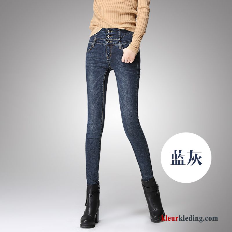 Broek Nieuw Zwart Hoge Taille 2018 Plus Kasjmier Mini Spijkerbroek Jeans Dames