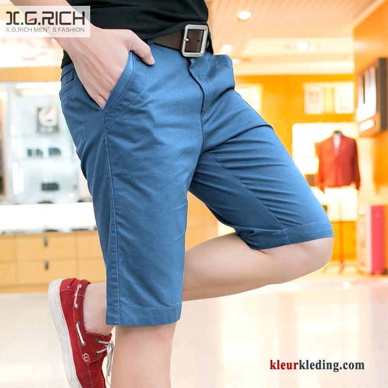 Broek Trend Rood Casual Zomer Strand Korte Broek Groot Heren