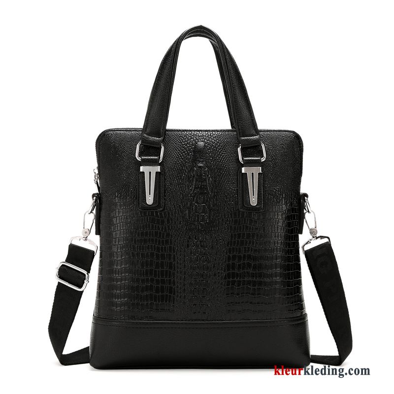 Bruin Leer Heren Handtas Messenger Tas Casual Business