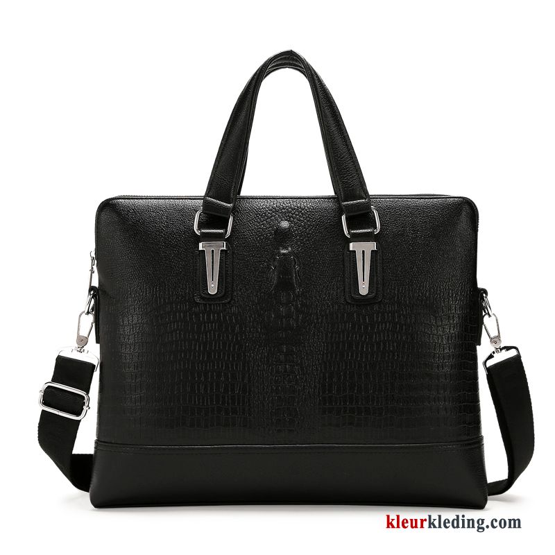 Bruin Leer Heren Handtas Messenger Tas Casual Business