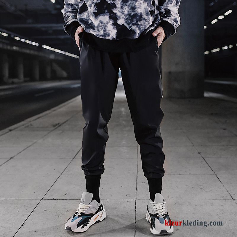 Cargo Broek Trendy Merk Heren Hip-hop Strak Sport Wit Casual