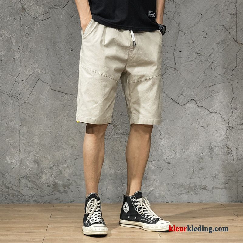 Casual Mannelijk Dunne Khaki Heren Korte Broek Zomer Trend