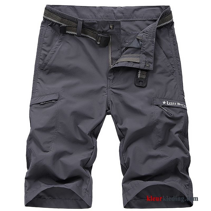 Casual Outdoor Heren Losse Grote Maten Cargo Snel Droog Korte Broek