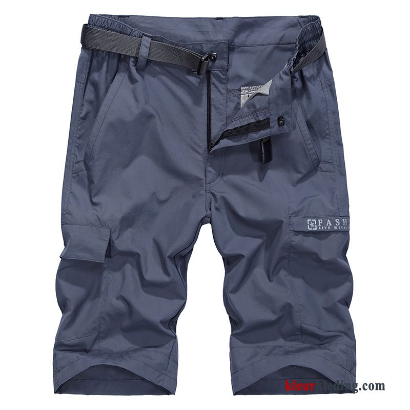 Casual Outdoor Heren Losse Grote Maten Cargo Snel Droog Korte Broek