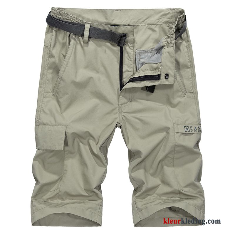 Casual Outdoor Heren Losse Grote Maten Cargo Snel Droog Korte Broek