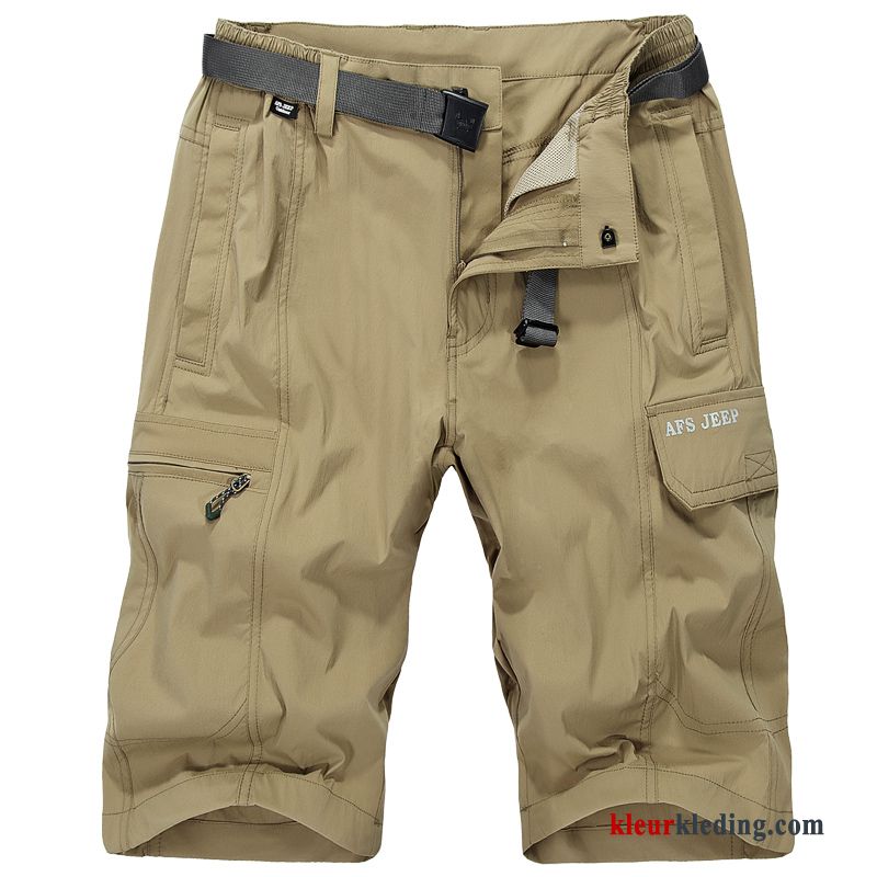 Casual Outdoor Heren Losse Grote Maten Cargo Snel Droog Korte Broek