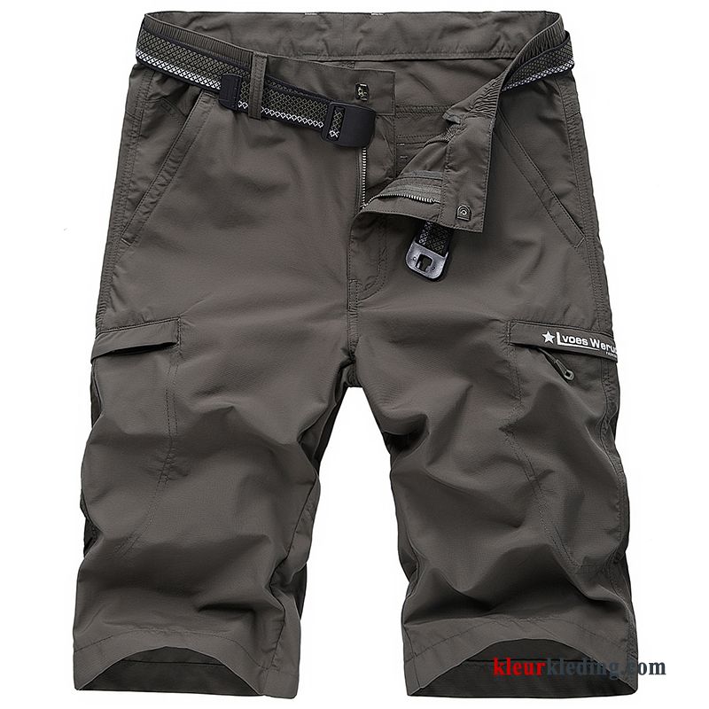 Casual Outdoor Heren Losse Grote Maten Cargo Snel Droog Korte Broek