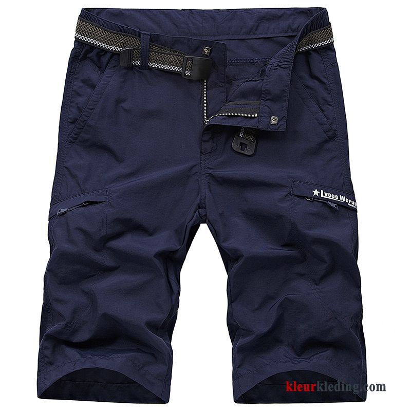 Casual Outdoor Heren Losse Grote Maten Cargo Snel Droog Korte Broek