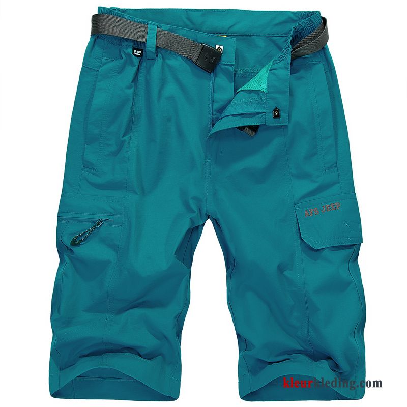 Casual Outdoor Heren Losse Grote Maten Cargo Snel Droog Korte Broek