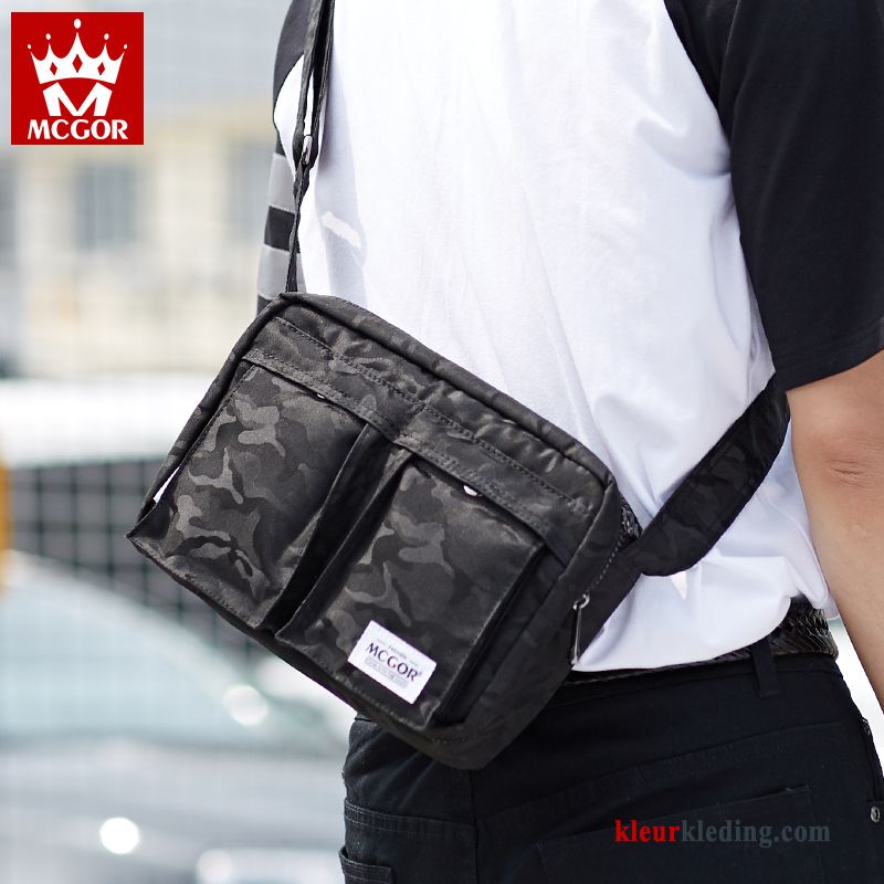 Casual Trend Tas Messenger Tas Heren Doek Rugzak Schoudertas