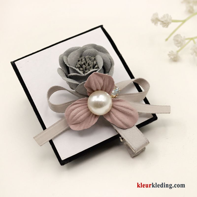 Dames Accessoires Haarspeld Bloemen Eenvoudig Vis Mond Hoofdtooi Kleur Haaraccessoires