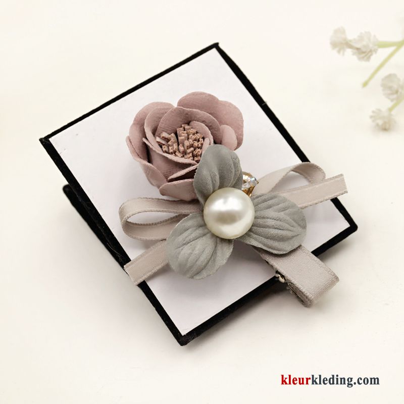 Dames Accessoires Haarspeld Bloemen Eenvoudig Vis Mond Hoofdtooi Kleur Haaraccessoires