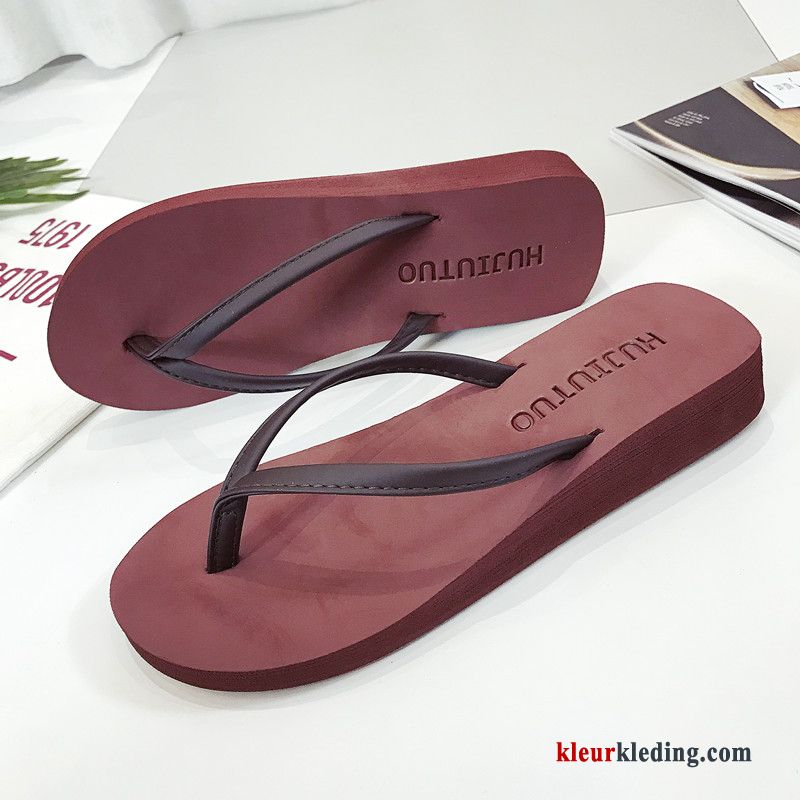 Dames Antislip Slipper Bovenkleding Student Zomer Sleehak Vrouwen Sandaal