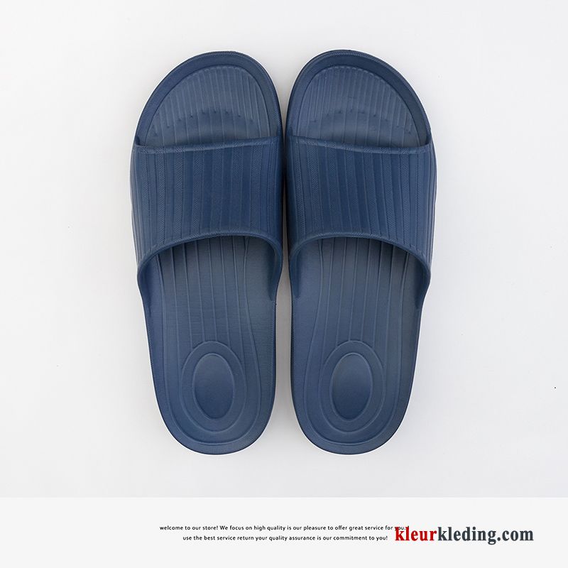 Dames Antislip Zachte Zolen Zomer Lovers Slippers Badkamer Mannen Pantoffels Kaki