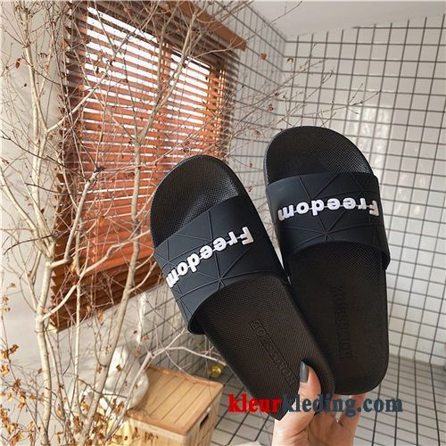 Dames Binnen Pantoffels Vrouwen Badkamer Slippers Student Mode Zomer Geel