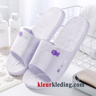 Dames Binnen Slippers Pantoffels Antislip Zachte Zolen Badkamer Mooie Mannen