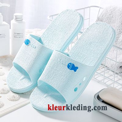 Dames Binnen Slippers Pantoffels Antislip Zachte Zolen Badkamer Mooie Mannen