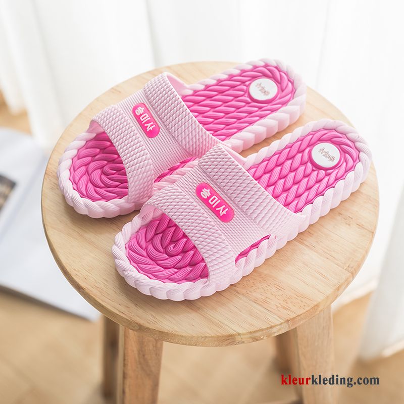 Dames Binnen Zomer Lovers Kleur Slippers Pantoffels Vrouwen Schoenen