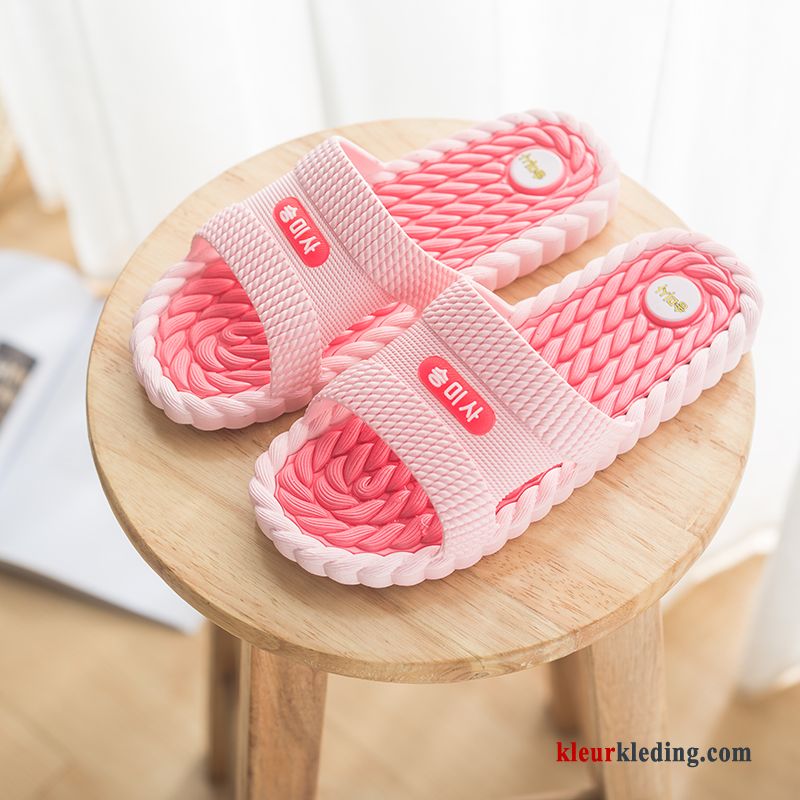 Dames Binnen Zomer Lovers Kleur Slippers Pantoffels Vrouwen Schoenen