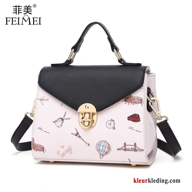 Dames Handtas Herfst Trend Alle Wedstrijden Mode Mini Messenger Tas Nieuw Winter Blauw