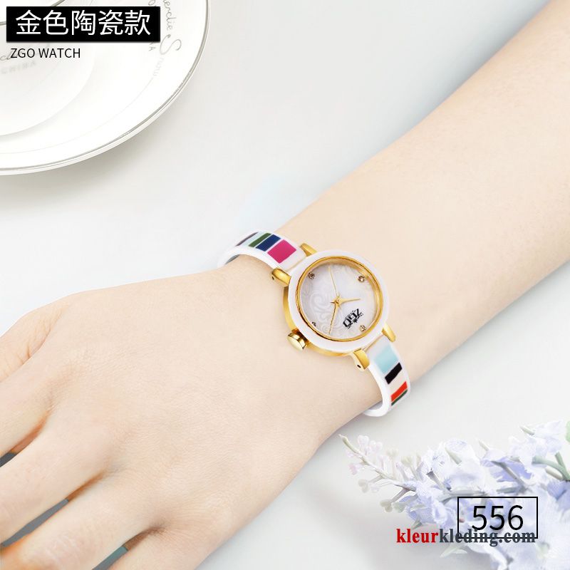 Dames Horloge Mode Casual Student 2018 Armbanden Waterdicht Elegante Nieuw Gouden