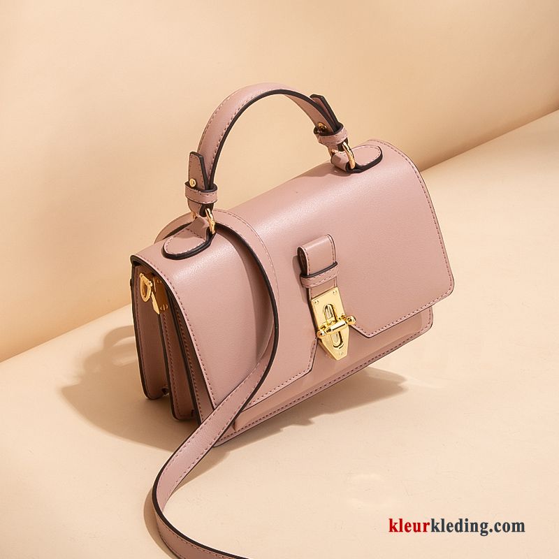 Dames Messenger Tas Roze Handtas Casual Vintage Nieuw Mini Elegante Rood