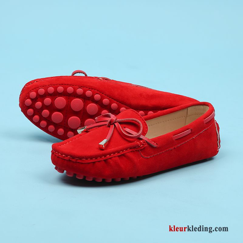 Dames Mocassins Plat Bootschoenen Mocassin Alle Wedstrijden 2018 Vrouwen Casual Pumps Rood