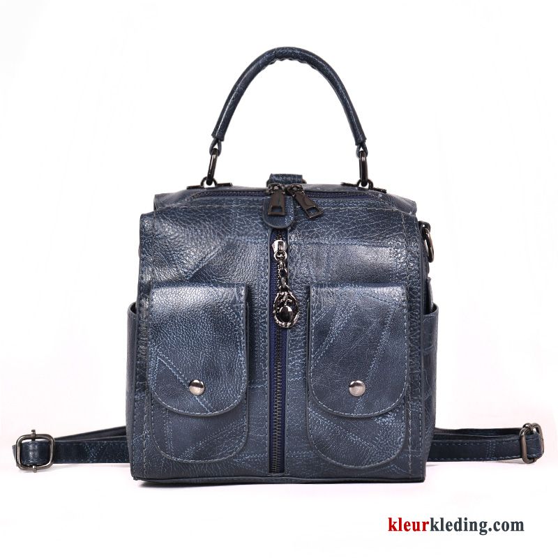 Dames Nieuw Tas Rugzak Messenger Tas Alle Wedstrijden Kwasten Mini Vintage Bruine