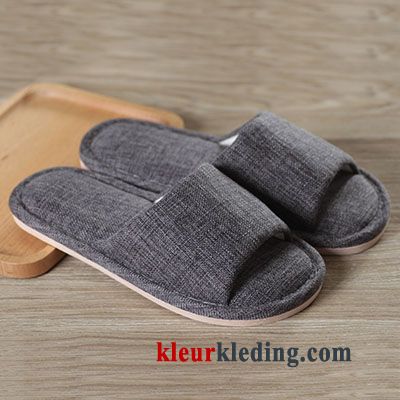 Dames Pantoffels Binnen Slippers Katoen Antislip Lovers Mannen Herfst Voorjaar