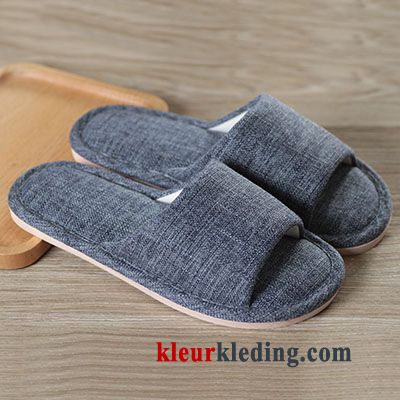 Dames Pantoffels Binnen Slippers Katoen Antislip Lovers Mannen Herfst Voorjaar