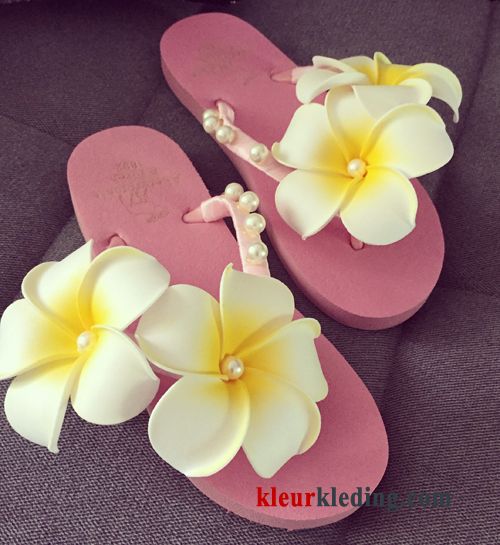 Dames Schoenen Gratis Verzending Sandaal Pantoffels Slipper Strand Vrouwen Bloemen Geel