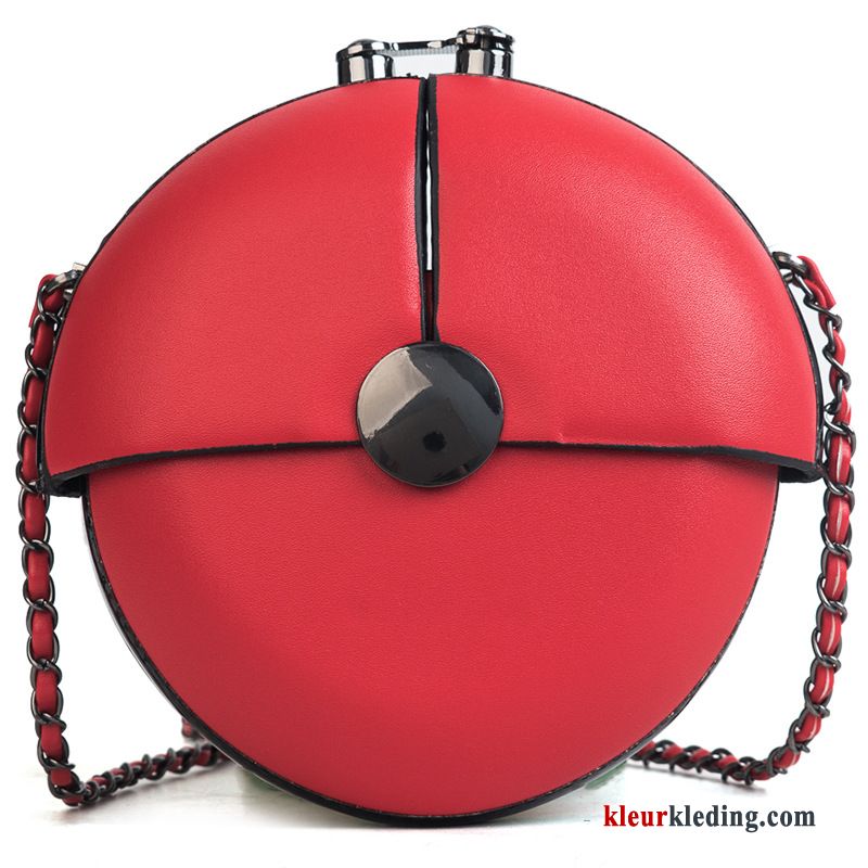 Dames Schoudertas Alle Wedstrijden Persoonlijkheid Tas Ketting 2019 Trend Nieuw Messenger Tas Rood