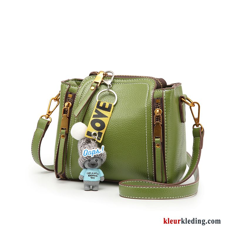 Dames Schoudertas Eenvoudig Nieuw Mode Groen Handtas Mini Messenger Tas Trend