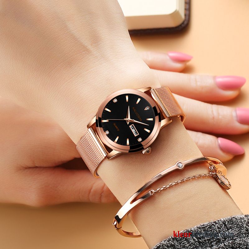 Dames Trend Eenvoudig 2018 Elegante Horloge Waterdicht Nieuw Student Rood