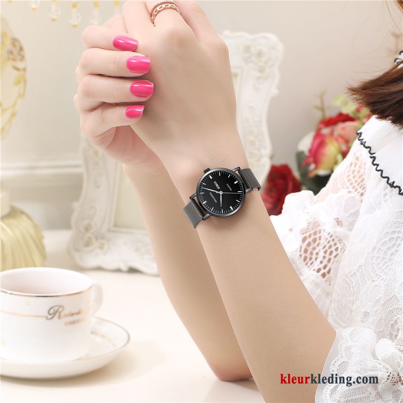 Dames Trend Eenvoudig 2018 Elegante Horloge Waterdicht Nieuw Student Rood