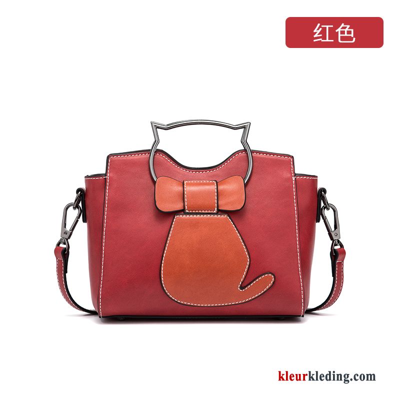 Dames Vintage Mode Alle Wedstrijden Handtas Nieuw 2019 Mini Karamel Kleur