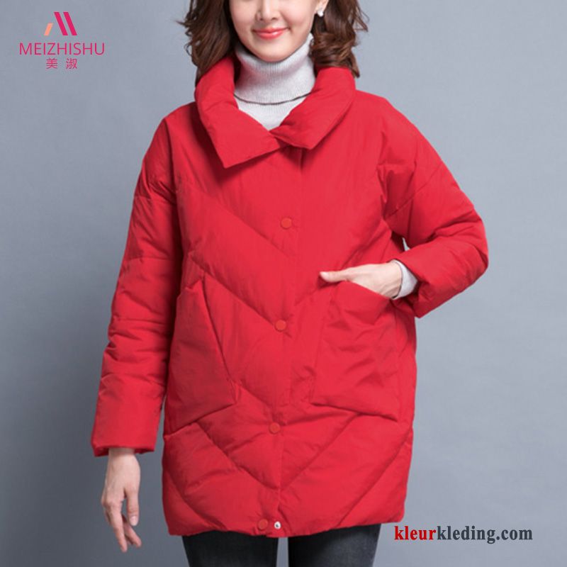 Donsjack Katoenen Jas Winter Kleding Trend Warme Casual Grote Maten Losse Nieuw Dames