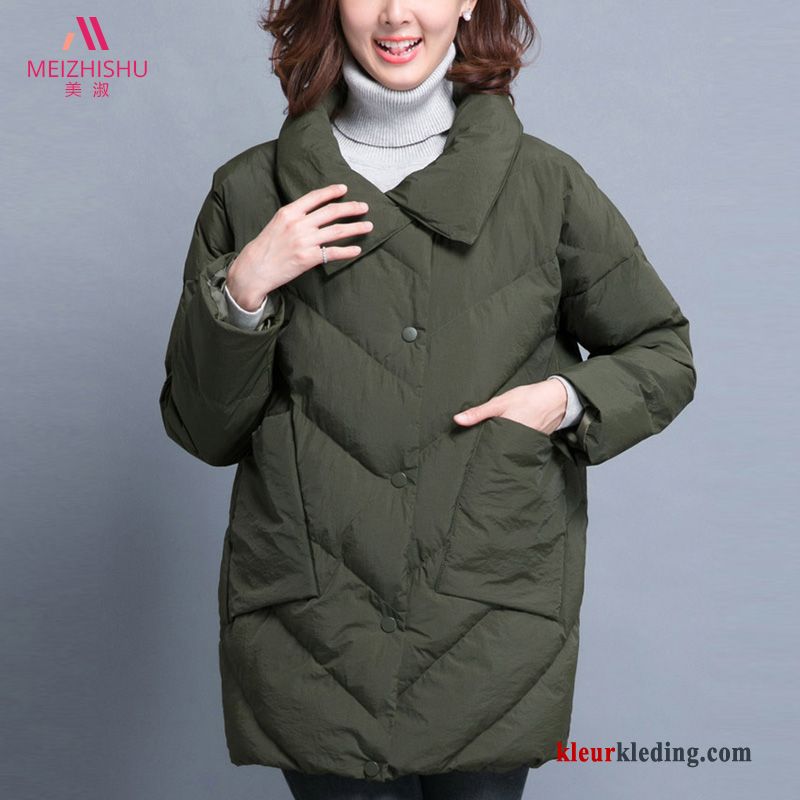 Donsjack Katoenen Jas Winter Kleding Trend Warme Casual Grote Maten Losse Nieuw Dames