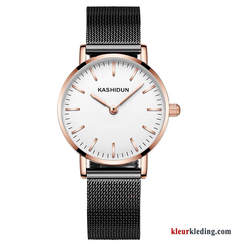 Echte Mode Lovers Heren Dames Trend Eenvoudig Horloge Blauw
