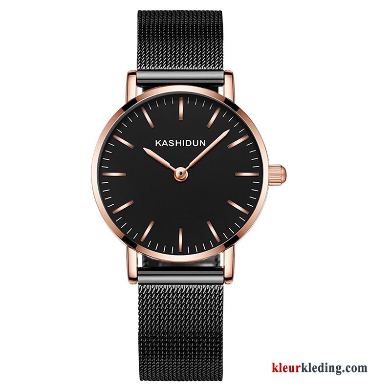 Echte Mode Lovers Heren Dames Trend Eenvoudig Horloge Blauw