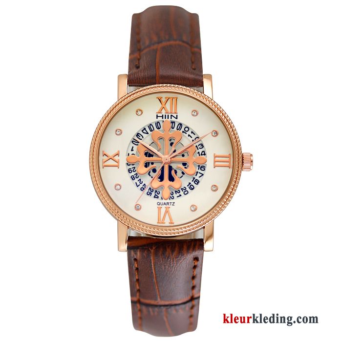 Eenvoudig Horloge Casual Mode Dames Trend Riem Heren Blauw