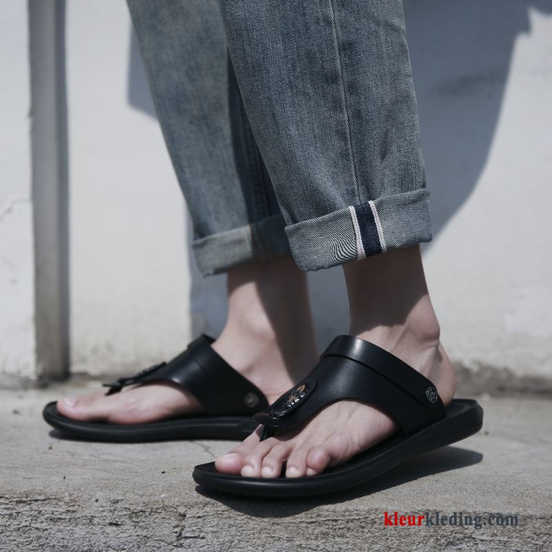 Flip Flops Ademende Trend Mannen Pantoffels Sandaal Zomer Bovenkleding Schoenen Heren Wit