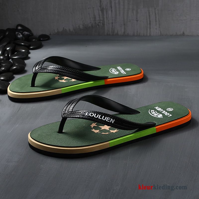 Flip Flops Antislip Casual Bovenkleding Pantoffels Alle Wedstrijden Mode Schoenen Zomer Heren Blauw